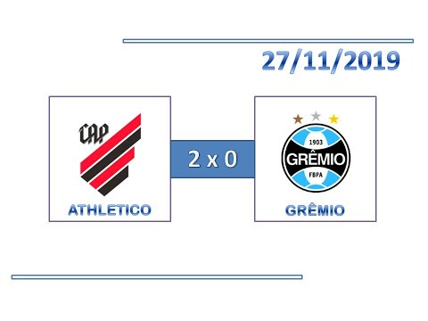 GOLS: Athletico Paranaense 2 x 0 Grêmio - 27/11/2019 - Campeonato Brasileiro