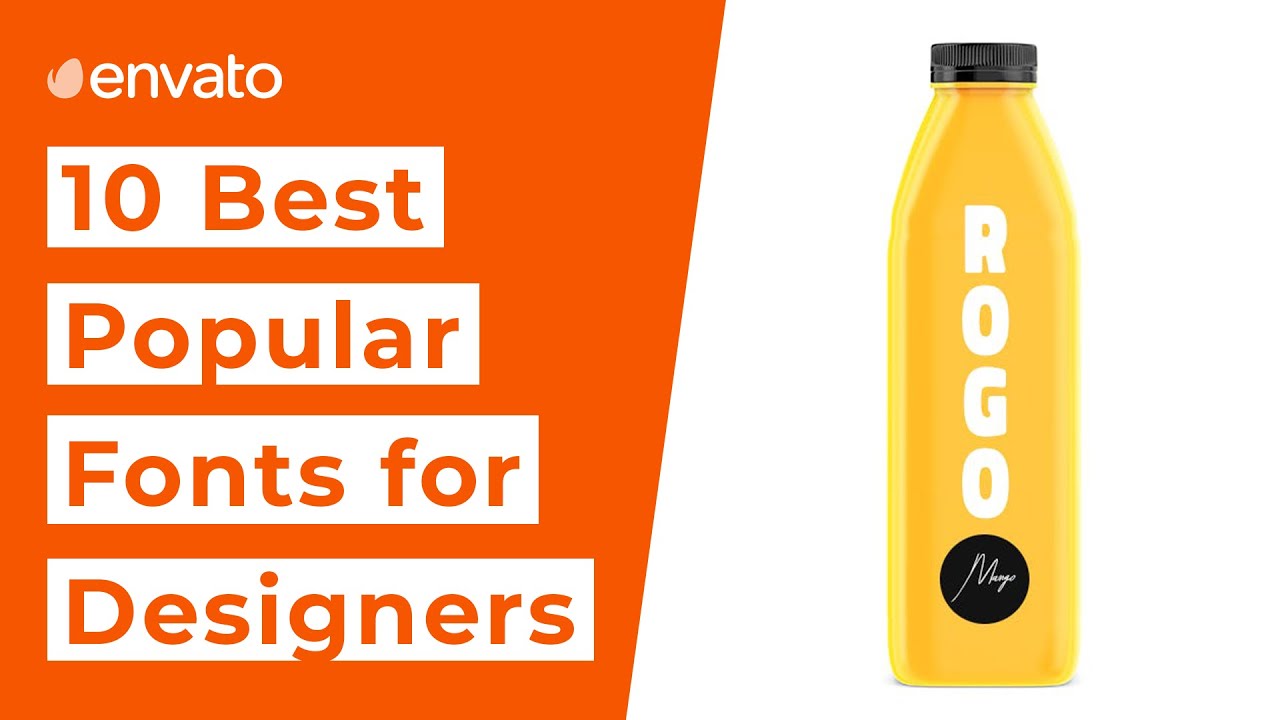 10 Popular Fonts for Designers [2021]