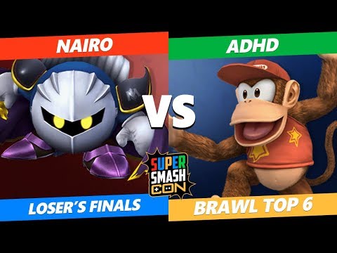 SSC 2019 SSBB -  ADHD (Diddy Kong) VS NRG Nairo (Meta Knight) Smash Brawl Loser's Finals