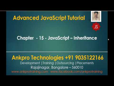 Advanced JavaScript Chapter 15 Inheritance in JavaScript