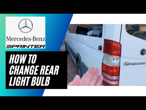 How to Change Sprinter Van Rear Light Bulb