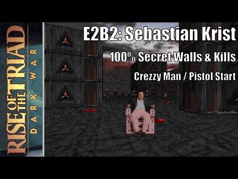 Rise of the Triad (ROTT): Dark War - E2A7: Sebastian Krist (Pistol Start)