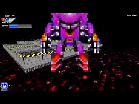 Sonic Vs Metal Sonic Nightmare boss teaser plus hard mode bug...