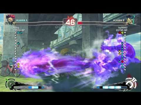 Fujino [Akuma] vs 藍弟 lsy9983 [Bison] SSF4 Japanese Online Ranked Matches - TRUE-HD