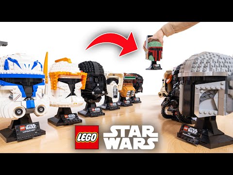 Every LEGO Star Wars Helmet!