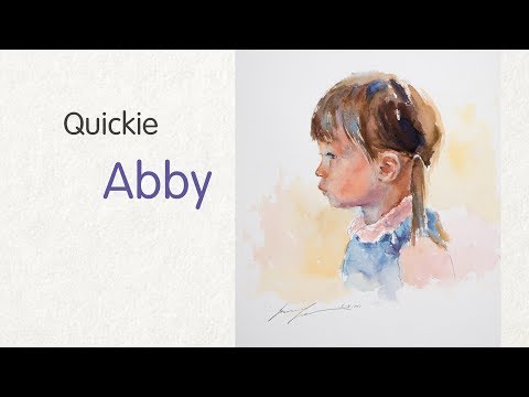 Quickie: Child portrait - Abby