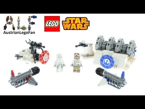 Vidéo LEGO Star Wars 75239 : Action Battle L'attaque du générateur de Hoth