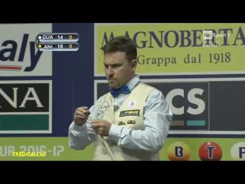 GUALEMI vs ANIELLO -  SEMIFINALE 1^PROVA BILIARDO  BTP 2016/17 DESIO @TREDICALCIO