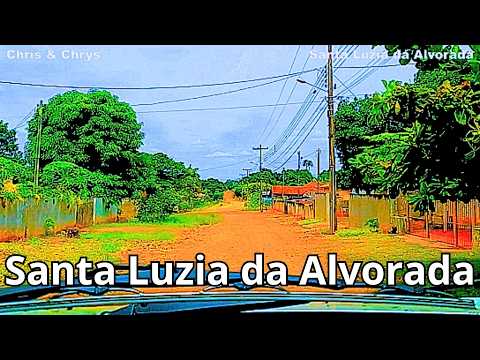 Passando por dentro de Santa Luzia da Alvorada, distrito de São João do Ivaí, PR Brasil
