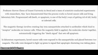 Magnetic method of killing cancer cells has been developed by scientists in South Korea