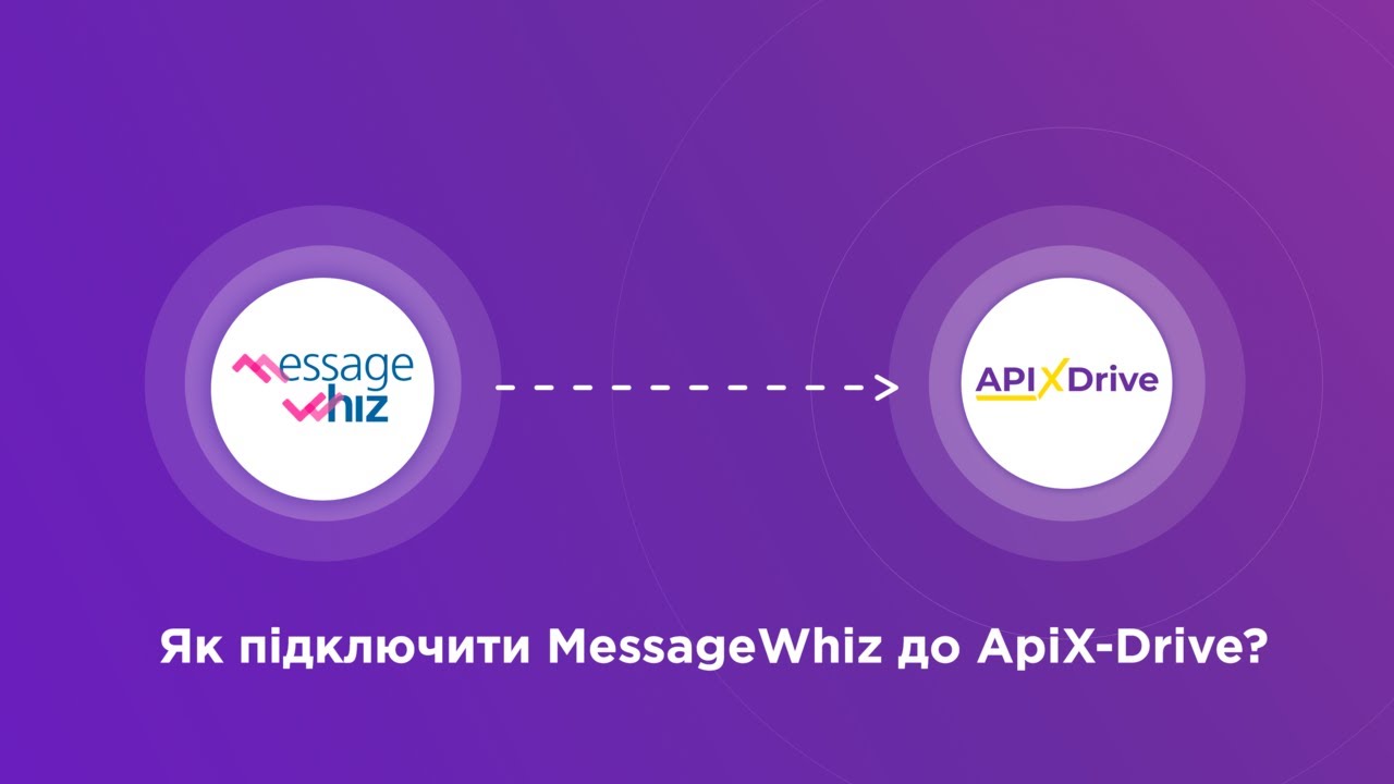 Підключення MessageWhiz Підключення MessageWhiz