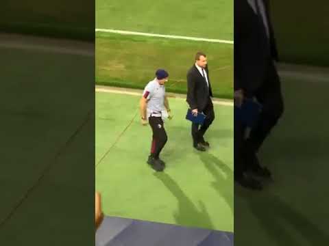 Sinisa Mihajlovic one of his last moments in football before he died. Master of free kicks R.I.P.