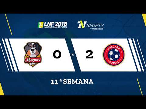 LNF2018 - Magnus 0 x 2 Joaçaba - Gols - 11ª Rodada