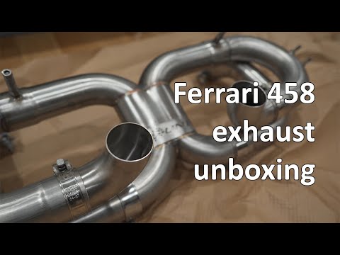 Ferrari 458 Exhaust from S-line - CJoy Unboxing