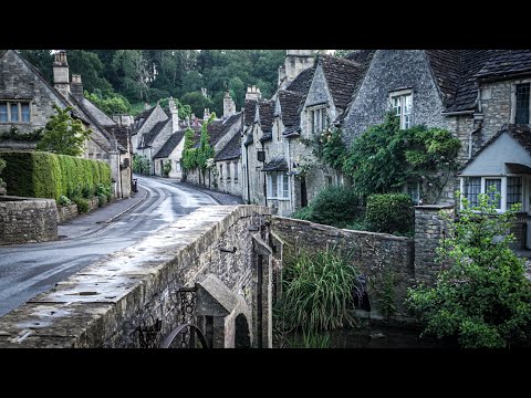 Early Morning Walk in a Cotswolds Village | Peaceful Nature Sounds