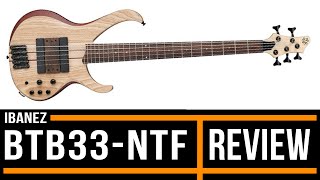 Video thumbnail for Ibanez BTB33-NTF Bass Guitar | Guitar Interactive Review by Guitar Interactive Magazine