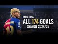 All Barcelona Goals 2024 25 Season 174 Goals
