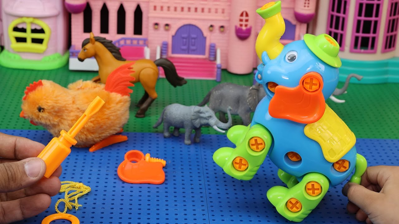 لعبة الفيل فك وتركيب !! العاب سندباد العاب للاطفال