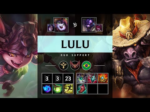 Lulu Support vs Alistar - BR Grandmaster Patch 25.13
