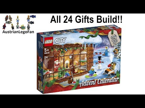 Vidéo LEGO City 60235 : Calendrier de l'Avent LEGO City 2019