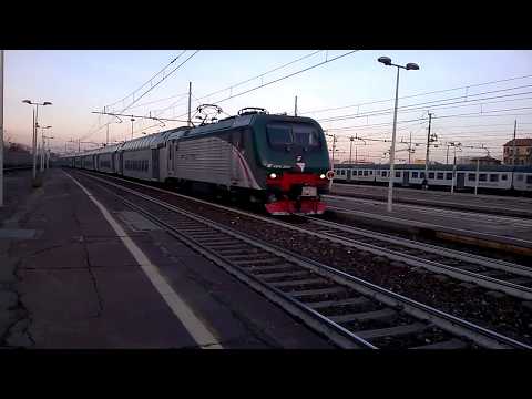 ETR610 007 SBB, E464 241+7 2 piani Trenord - Milano Greco 20/11/2017