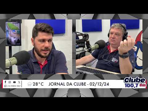 Jornal da Clube - 02/12/24 - Edição do Almoço