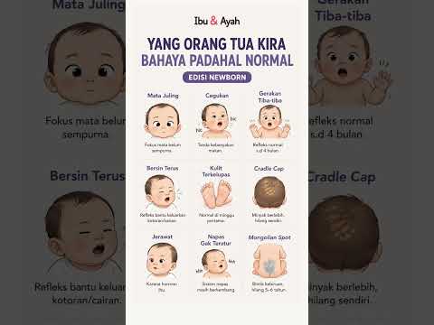 Jangan Panik Dulu Bun, 9 Hal Ini Terlihat Bahaya pada Newborn Tapi Sebenarnya Normal #ibudanayah