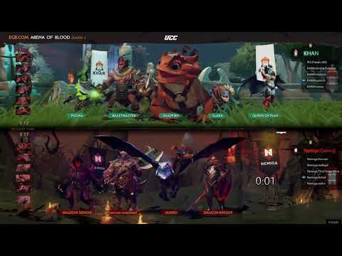 (EN)  Nemiga Gaming vs  Khan Esports | EGB.com Arena of Blood S2 | map 3 | by DSwordfish