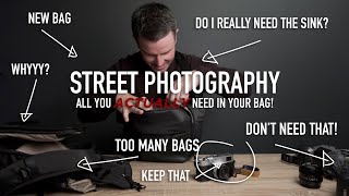 Whats in my bag for street photography? Street photography gear and lenses