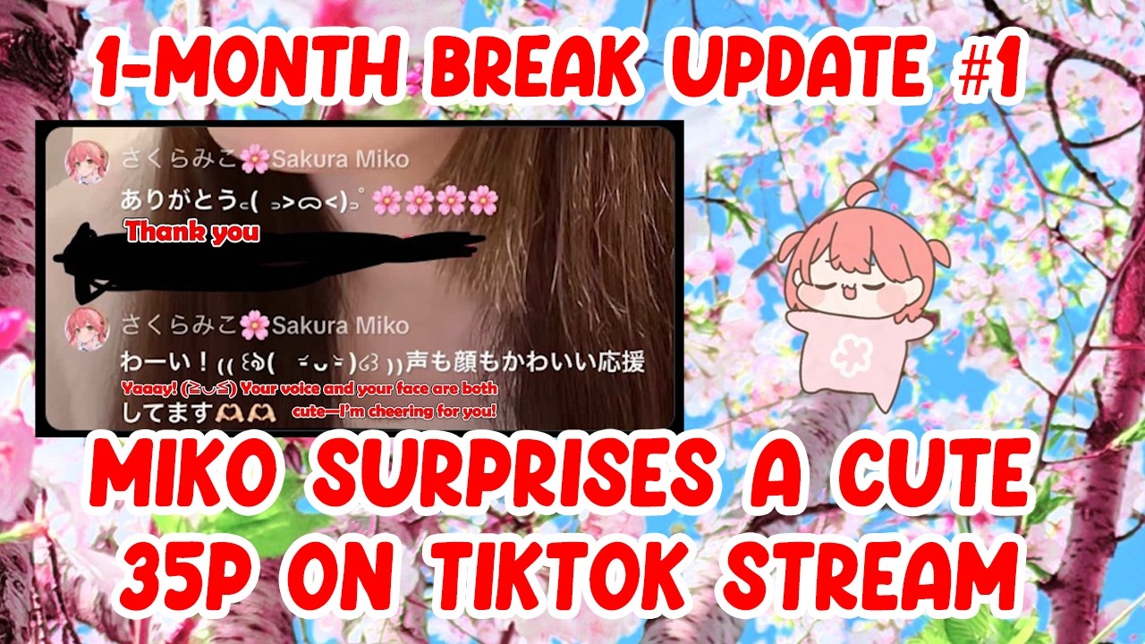 Miko Drops by a Cute 35P Girl’s TikTok Stream and Surprises Her