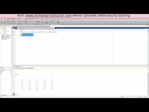 Zeros In Matlab