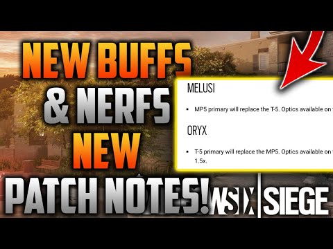 New Buffs & Nerfs! *Huge Update* Patch Notes Rainbow Six Siege Operation Shadow Legacy