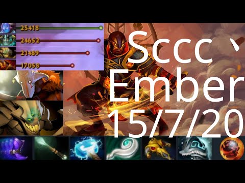 Sccc丶Ember Spirit vs Storm Spirit, Chaos Knight, Arc Warden - Sand King is good - dota2