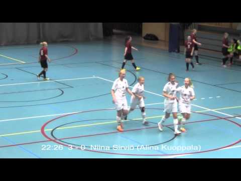 Naisten futsal-liiga 2015-2016 / MuSa Futsal vs. Ylöjärven Ilves maalikooste 14.2.2016