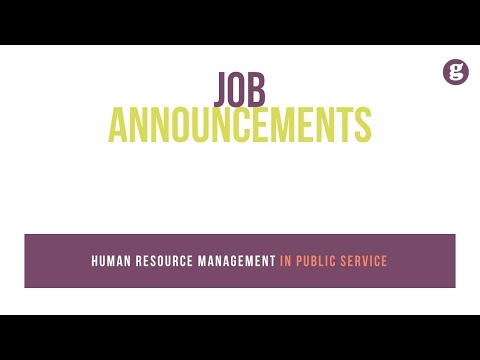 Job Announcements