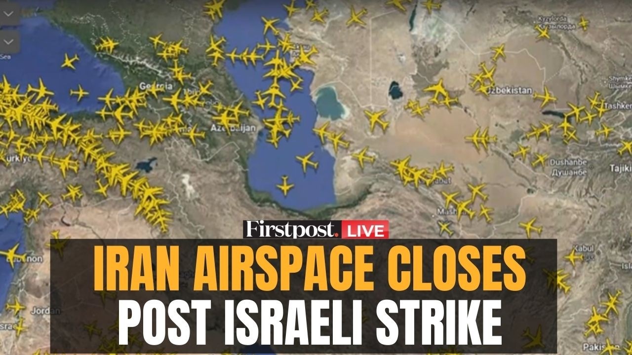 Israel Strikes Iran LIVE: Flight Tracker Shows Iran Airspace Closed After Strikes | N18G