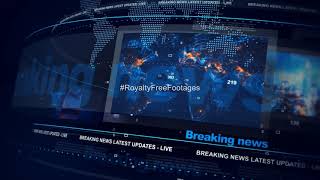 tv news intro animation background | TV broadcast news background intro video | breaking news intro