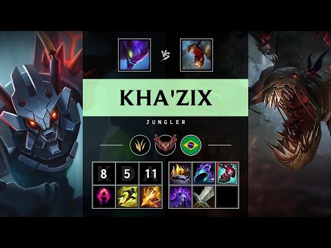 Kha'Zix Jungle vs Fiddlesticks - BR Grandmaster Patch 25.13