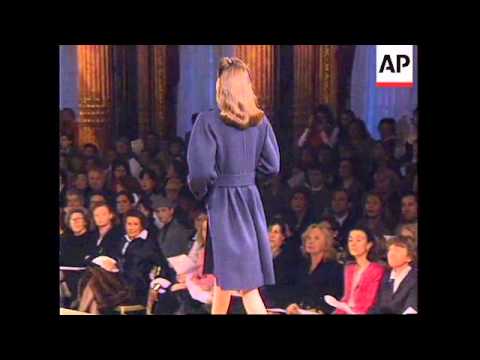 FRANCE: PARIS: YVES ST LAURENT REVEALS SPRING & SUMMER COLLECTION