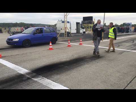 Seat Ibiza 1.9 TDi chip tuning - Diesel schwarzer Rauch tuning - Drag race - Diesel Rauch