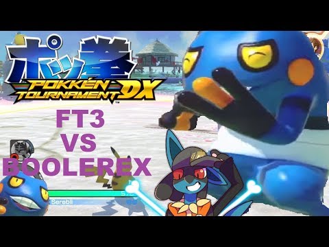 FT3 VS Boolerex Pokken Tournament DX Lucario, SM2 vs Croagunk