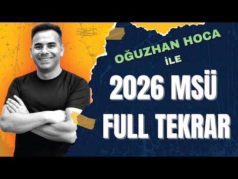 2026 MSÜ Türkçe Full Tekrar Videosu