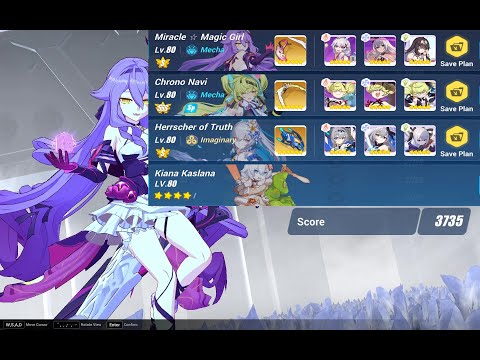 Nirvana Abyss Herrscher of Ice (Ignite) | 735 | 497D | MMG (S3) CN (SSS) HoTr (S0) Kiana 4*