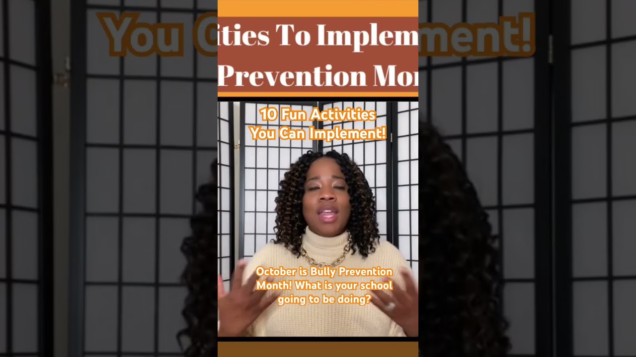 10 Bully Prevention Activities!