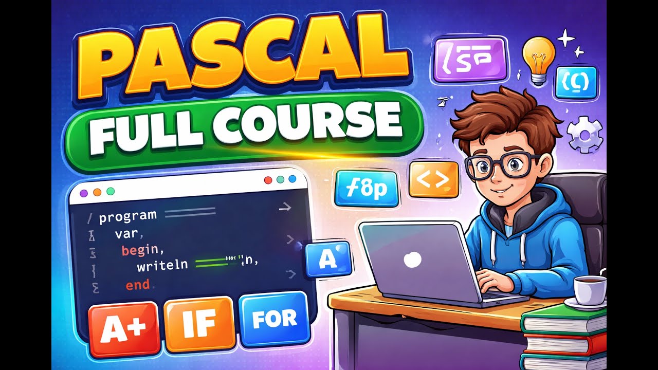 Pascal Programming Tutorial for Beginners | Full Course 2026