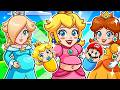PRINCESS PEACH DAISY And ROSALINA Are PREGNANT With Twins In Roblox Super Mario