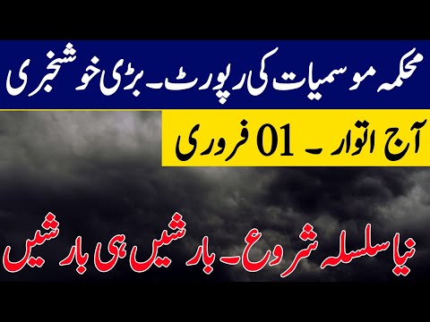 Weather Update Today, 01 February| Torrential Rain ☔snowfall expected in upper areas| Weather Report