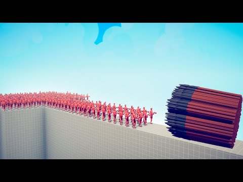 CAN 100x BOXER CROSS THE BRIDGE? - TABS | Totally Accurate Battle Simulator 2022