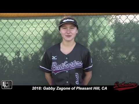 2018 Gabby Zagone Speedy Slapper and Outfield Softball Skills Video - Batbusters