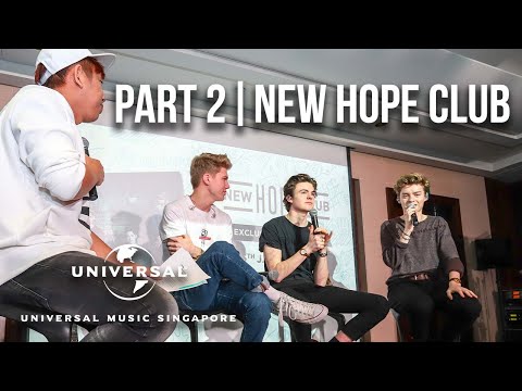 New Hope Club talks tours & gives their impression of Singapore | Part 2